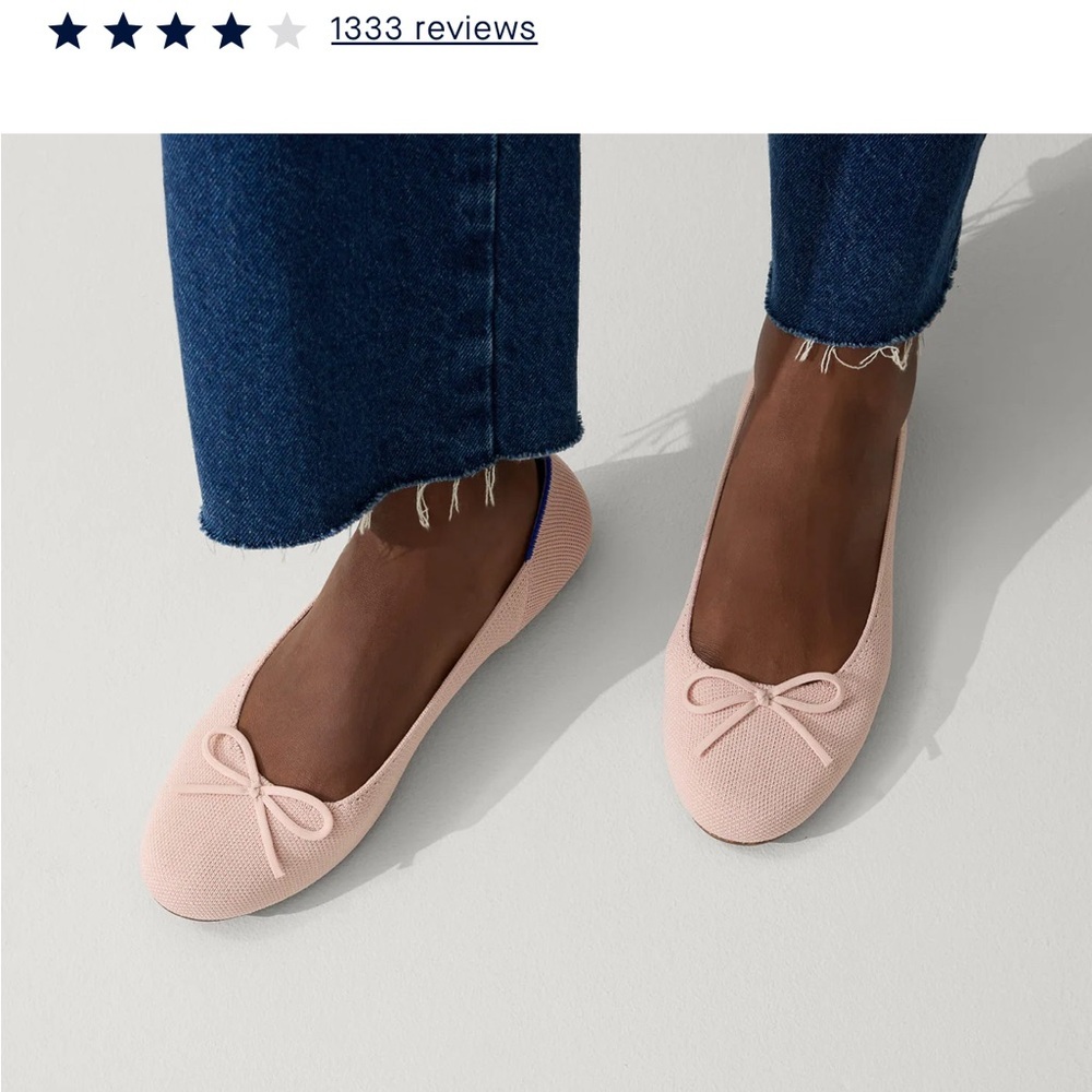 NWT Rothy’s The Ballet Flat in Ballerina